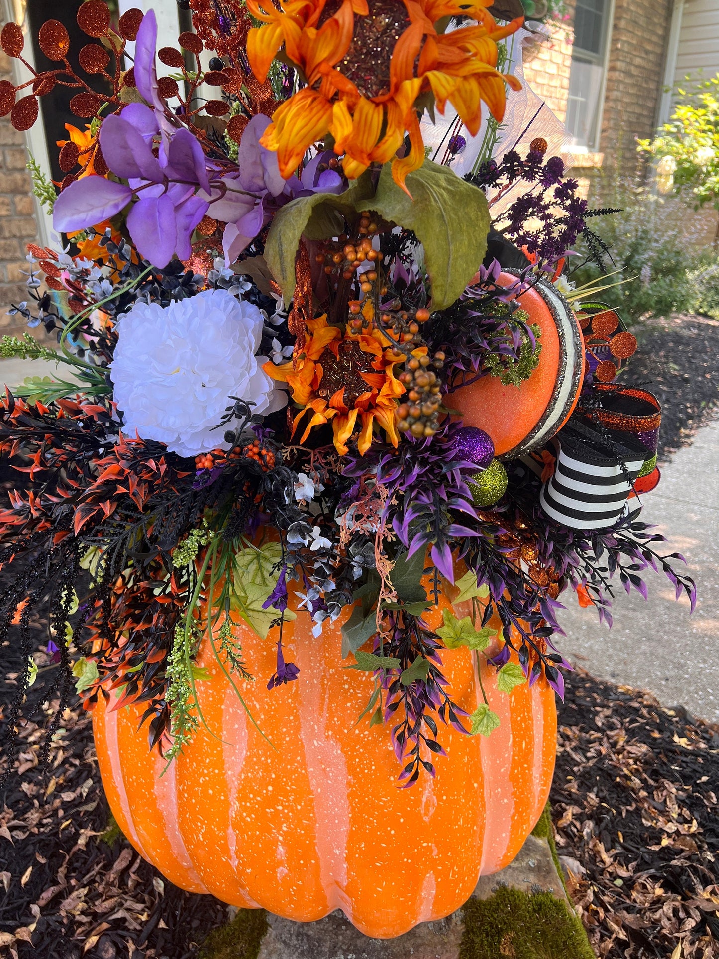 Extra extra large pumpkin for front porch, jumbo pumpkin, Fall centerpiece, showstopper decor, seasonal over the top decoration