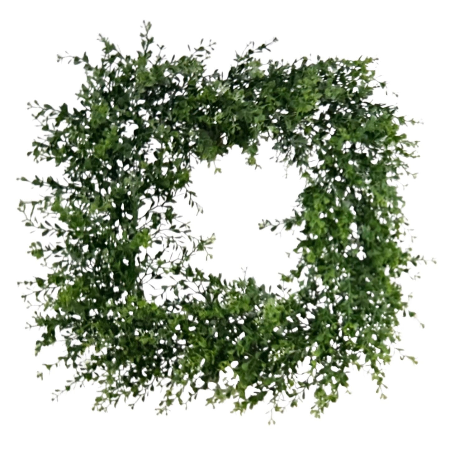 Boxwood Wreath with Bow: Rustic Farmhouse Front Door Decor