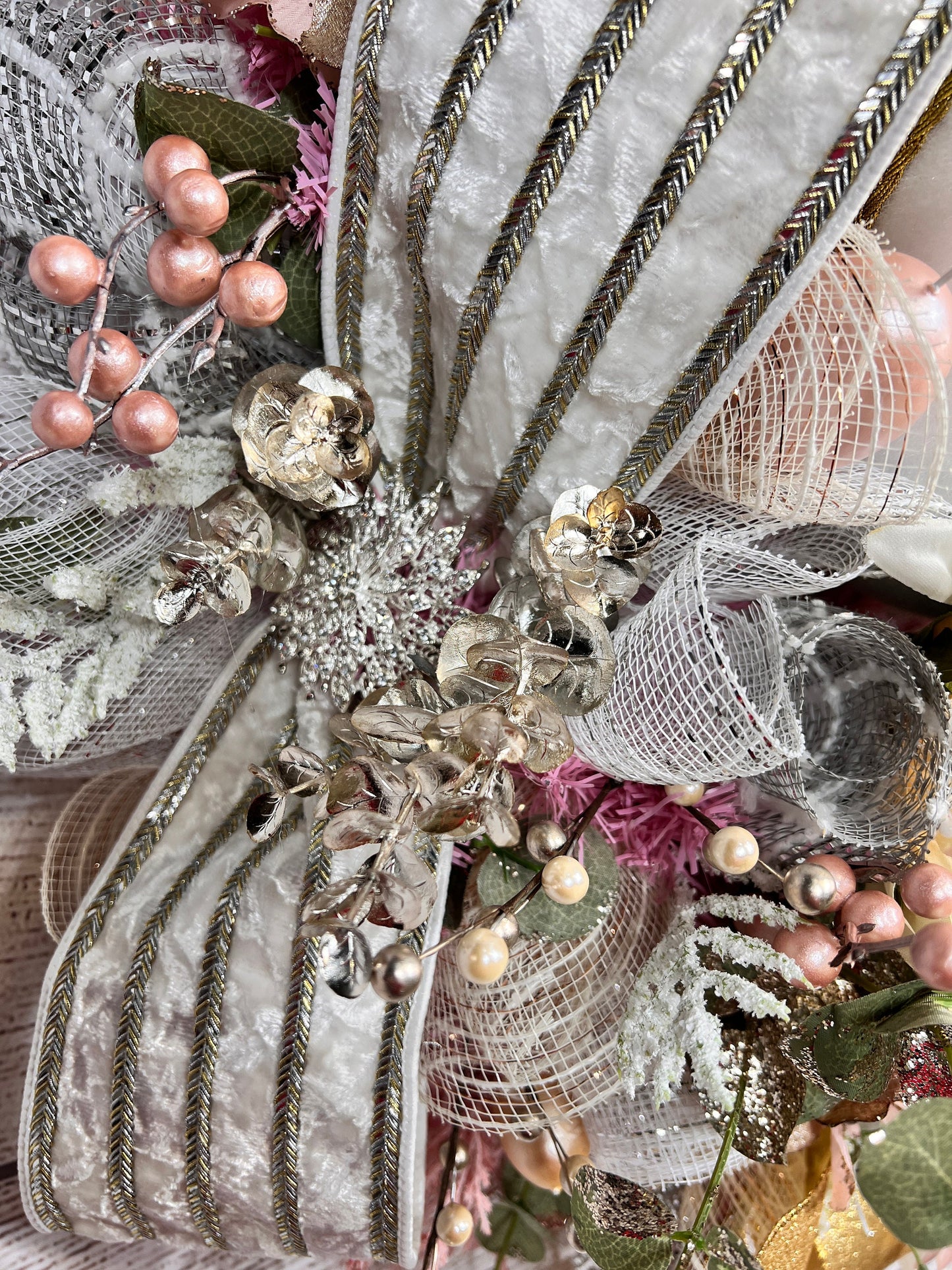 Handmade Jeweled Easter Egg Wreath: Elegant Spring Door Decor